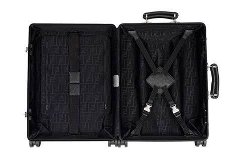 rimowa fendi carry on|Fendi x RIMOWA Classic Cabin Luggage Collaboration.